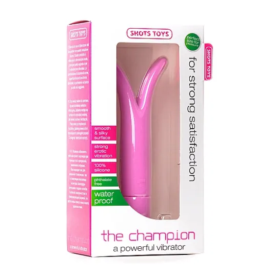 ВИБРАТОР THE CHAMPION РОЗОВЫЙ