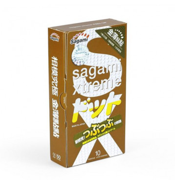 Презервативы SAGAMI Xtreme Feel UP 10шт. усиливающие ощущения