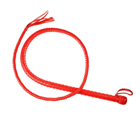 Кнут-арапник, красного цвета