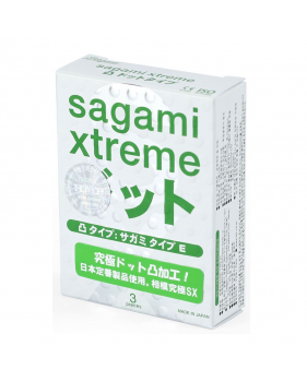 Презервативы SAGAMI Xtreme Type-E 3шт.