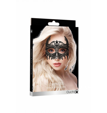 Кружевная маска ручной работы на глаза Empress Black Lace Mask