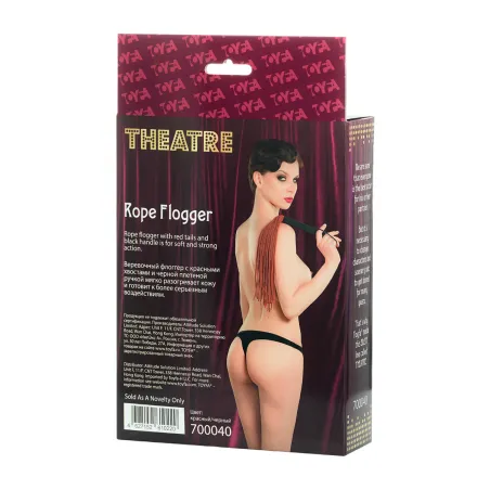 ФЛОГГЕР TOYFA THEATRE ИЗ ВЕРЕВКИ, КРАСНЫЙ