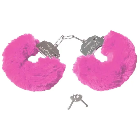 Шикарные наручники с пушистым розовым мехом (Be Mine)