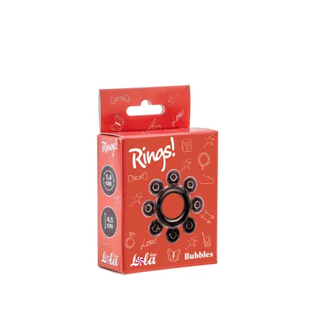 ЭРЕКЦИОННОЕ КОЛЬЦО RINGS BUBBLES BLACK
