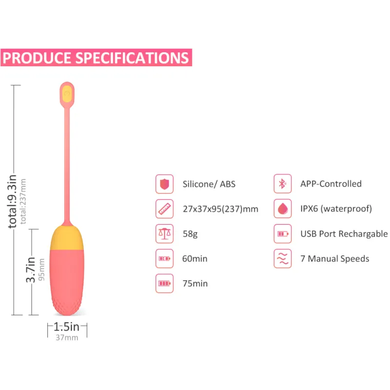 MAGIC Vini вибратор оранжевый