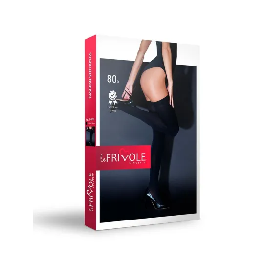 Плотные черные чулки (Sense)