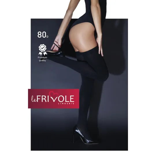 Плотные черные чулки (Sense)