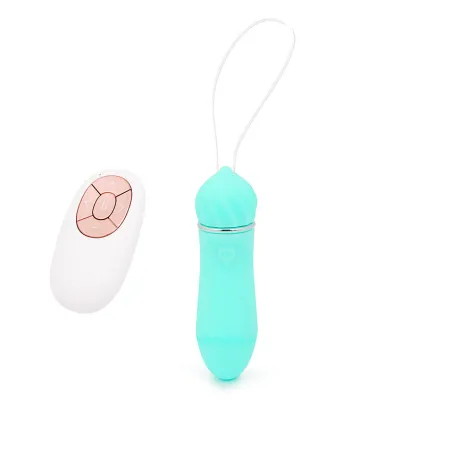 ВИБРОМАССАЖЁР 9 режимов вибрации, L 90 мм D 26 мм, цвет бирюзовый