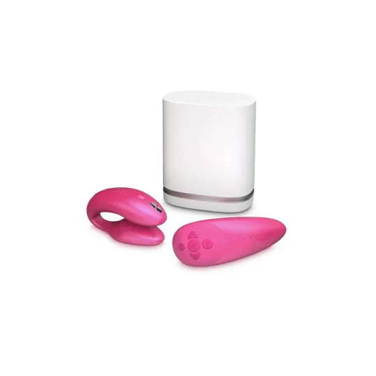 Сенсорный вибромассажер для пар We-Vibe Chorus Pink