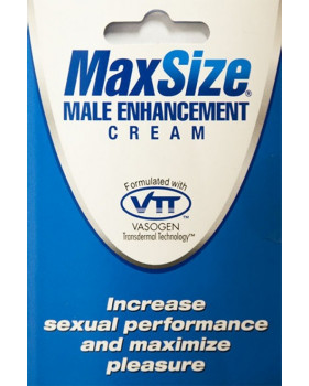 Крем MaxSize для улучшения мужской эрекции 5мл