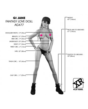 GI Jane Fantasy Love Doll - супер-реалистичная секс-кукла