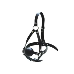 Кляп-шар со сбруей на голову 3007-1