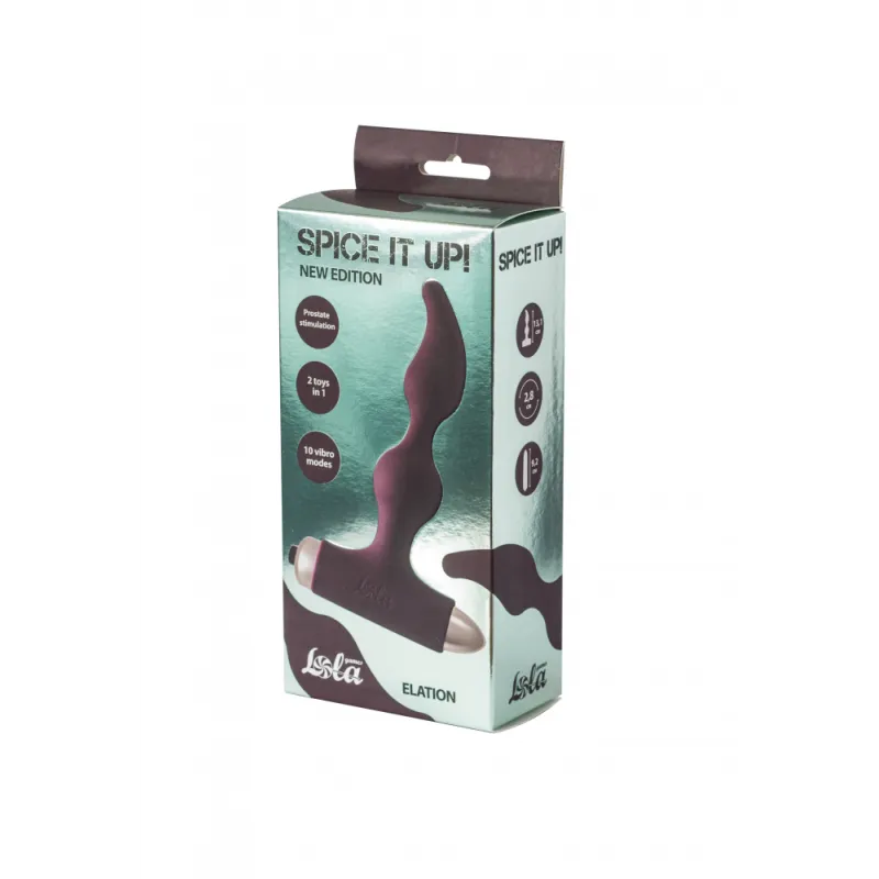 Анальная пробка с вибропулей Elation