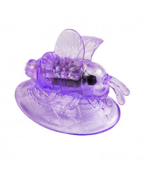 Клиторальная помпа Butterfly с вибрацией, фиолетовая