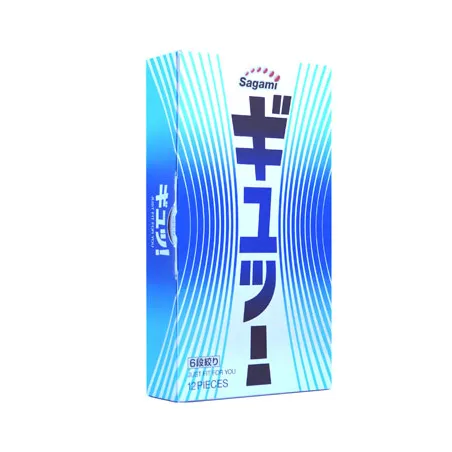 Презервативы SAGAMI 6 Fit V Premium 12шт. супер облегающие