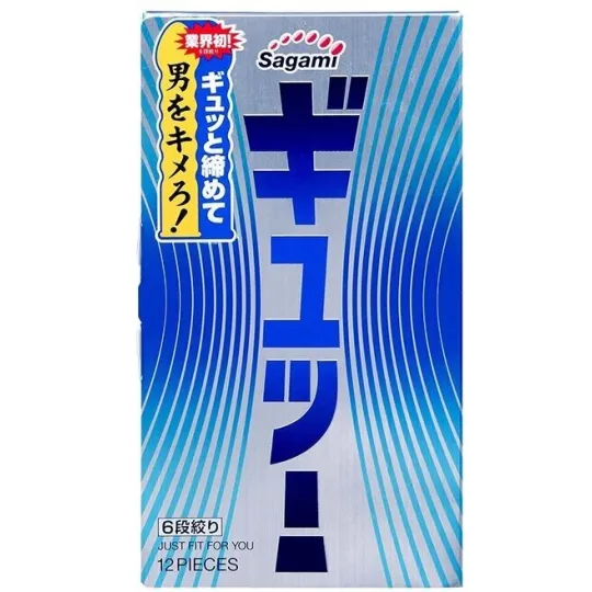 Презервативы SAGAMI 6 Fit V Premium 12шт. супер облегающие