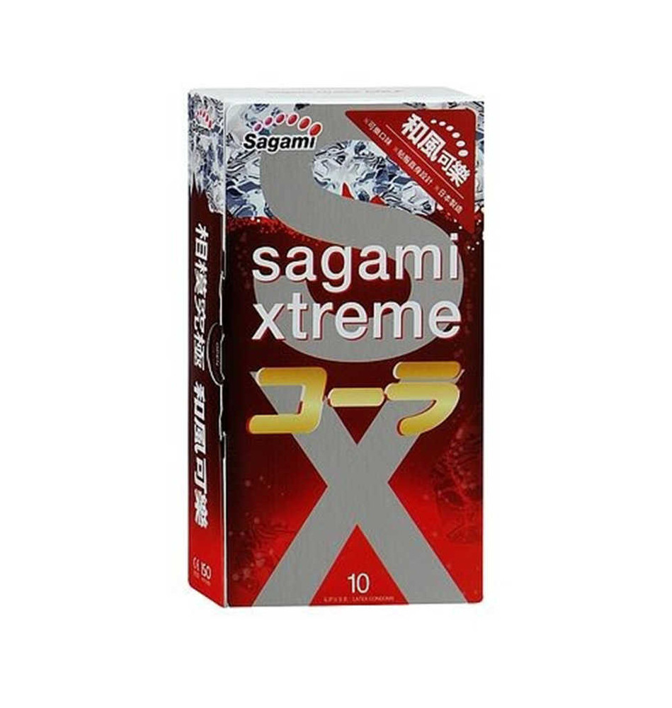 Презервативы с запахом колы Sagami xtreme Cola - 10 шт