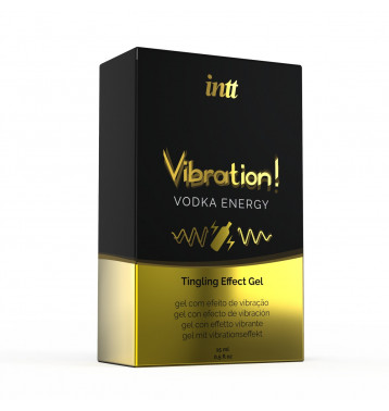 Жидкий интимный гель с эффектом вибрации Vodka, 15мл