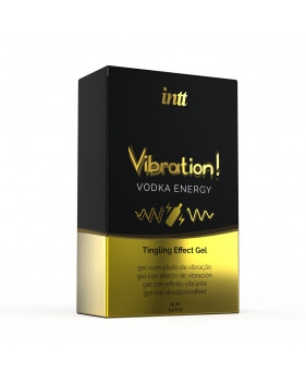 Жидкий интимный гель с эффектом вибрации Vodka, 15мл