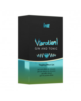 Жидкий интимный гель с эффектом вибрации Gin & Tonic, 15мл