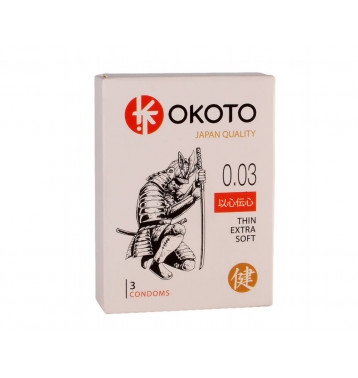 Презервативы OKOTO Thin Exstra Soft, №3