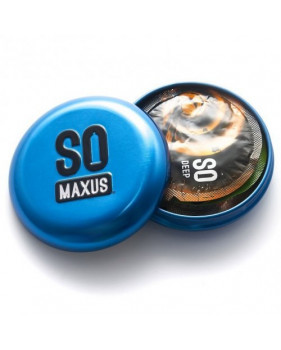 Классические презервативы в металлическом боксе MAXUS Classic - 3 шт.