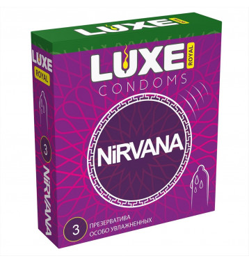Презервативы LUXE Royal Nirvana - 3 шт.
