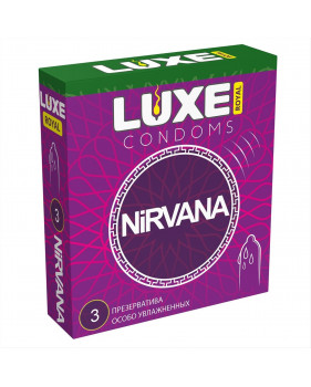Презервативы LUXE Royal Nirvana - 3 шт.