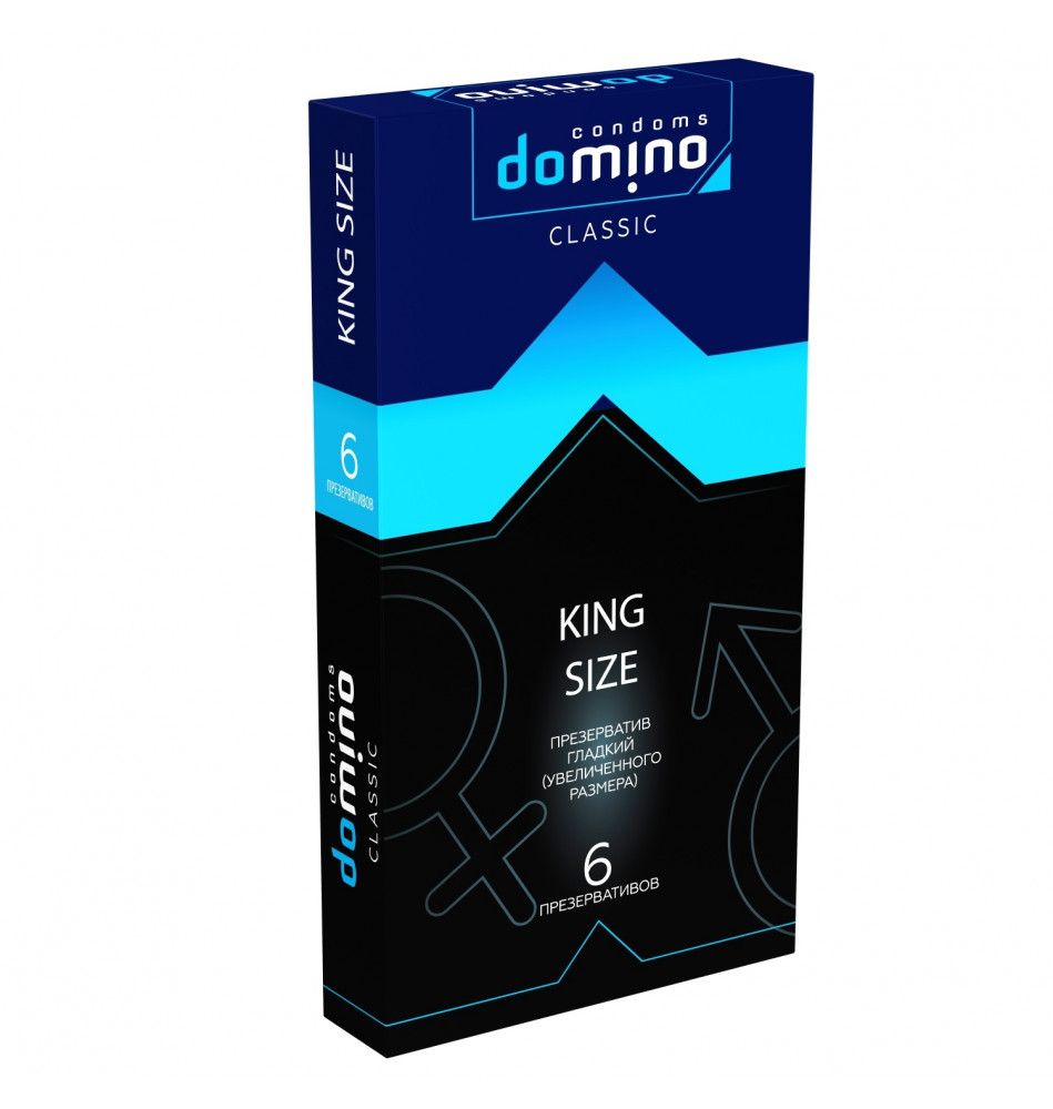 Презервативы DOMINO Classic, King size, 6 шт.