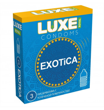 Презервативы LUXE ROYAL Exotica, 3 шт.
