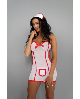 Эротический игровой костюм "Сексуальная медсестричка" S-M
