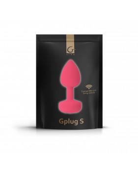 Gvibe Gplug Small - Инновационная маленькая дизайнерская пробка с вибрацией, 8х2.8 см (розовая)