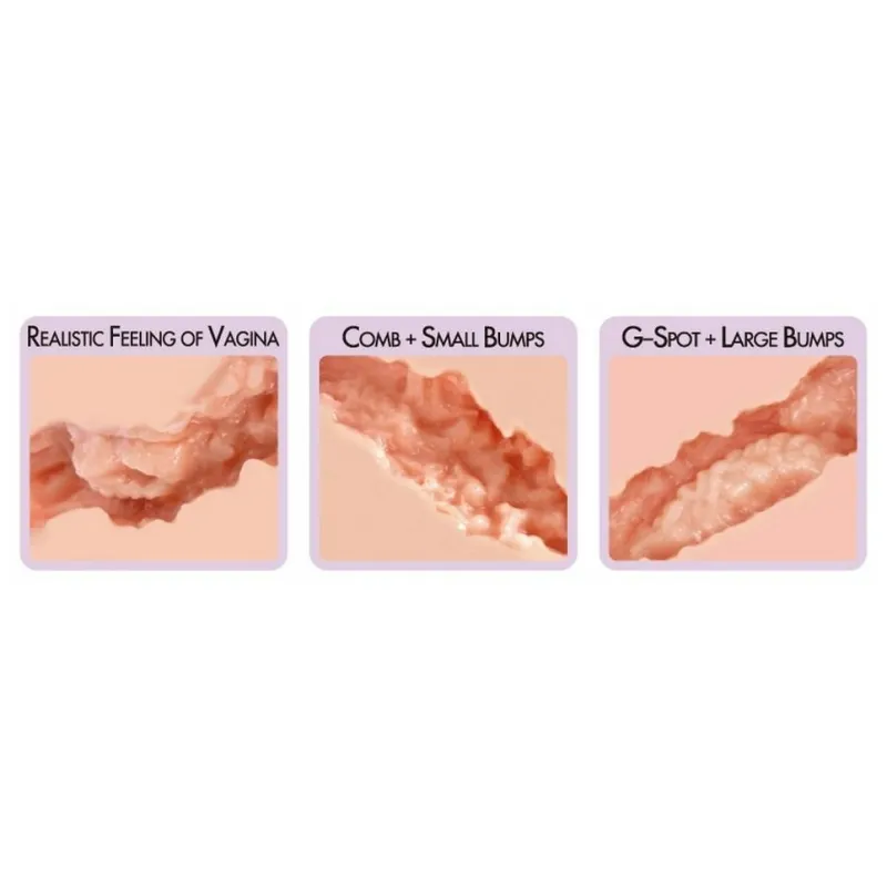 МАСТУРБАТОР РЕАЛИСТИЧНЫЙ KOKOS SANDA, TPR, ТЕЛЕСНЫЙ, 15.5 СМ