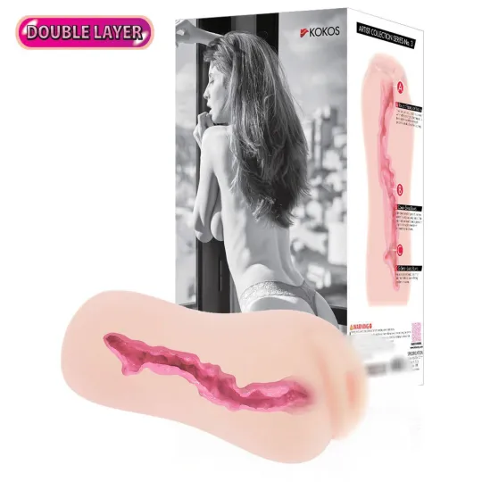 МАСТУРБАТОР РЕАЛИСТИЧНЫЙ KOKOS SANDA, TPR, ТЕЛЕСНЫЙ, 15.5 СМ