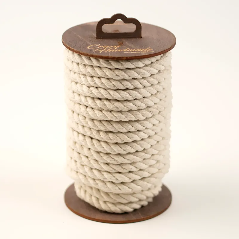 Хлопковая веревка для шибари, на катушке (Белая), 20 м.