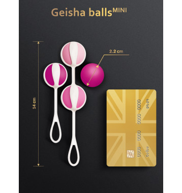 Gvibe Geisha balls Mini - Интимные шарики для начинающих, 2.2 см