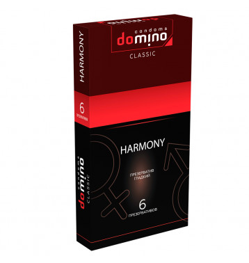 Презервативы Domino Classic Harmony классические гладкие 6 шт