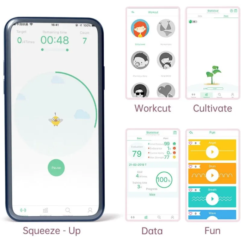 MAGIC KEGEL COACH Тренажер Кегеля розовый