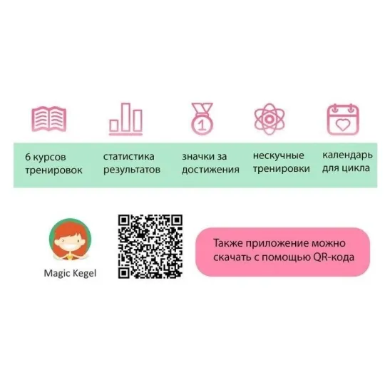MAGIC KEGEL COACH Тренажер Кегеля розовый
