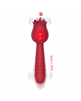 Вибростимулятор точки-G "Massage Stimulates Point C + Point G", Красный