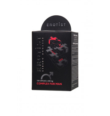Капсулы Erotist COMPLEX FOR MAN, для улучшения эректильной функции, 120 капсул