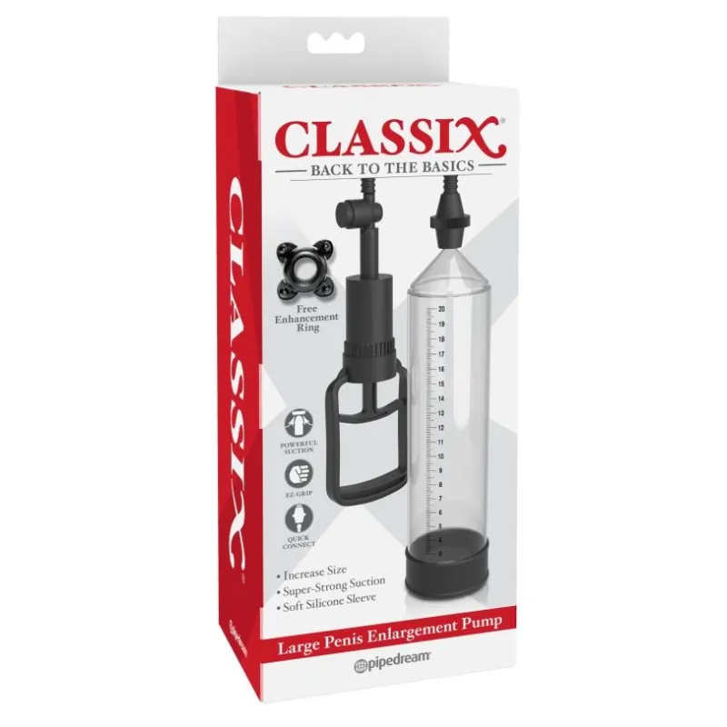 Вакуумная мужская помпа увеличенного размера Classix Large Penis Enlargement Pump