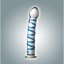 Нереалистичный фаллоимитатор из стекла 0079 BX DD