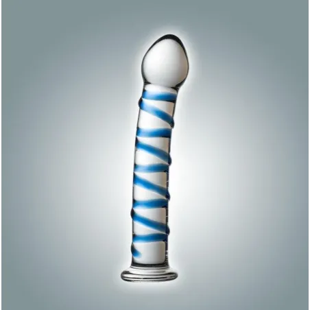 Нереалистичный фаллоимитатор из стекла 0079 BX DD