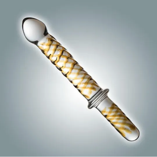 Нереалистичный фаллоимитатор. Стекло №55