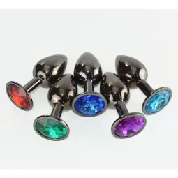 Плуг анальный со стразом,d 2.8 мм