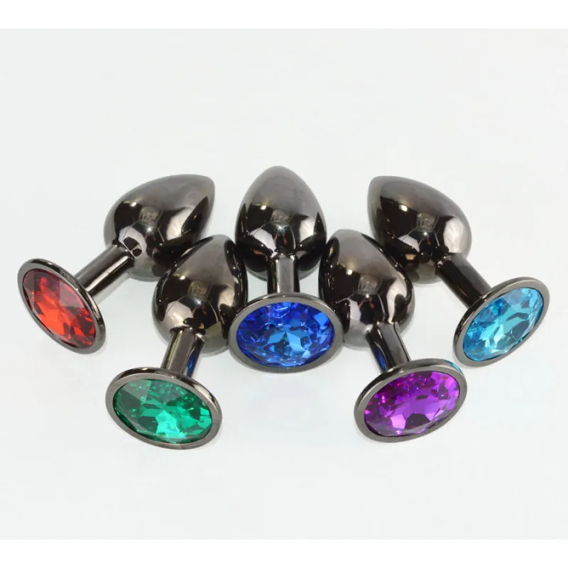 Плуг анальный со стразом,d 2.8 мм