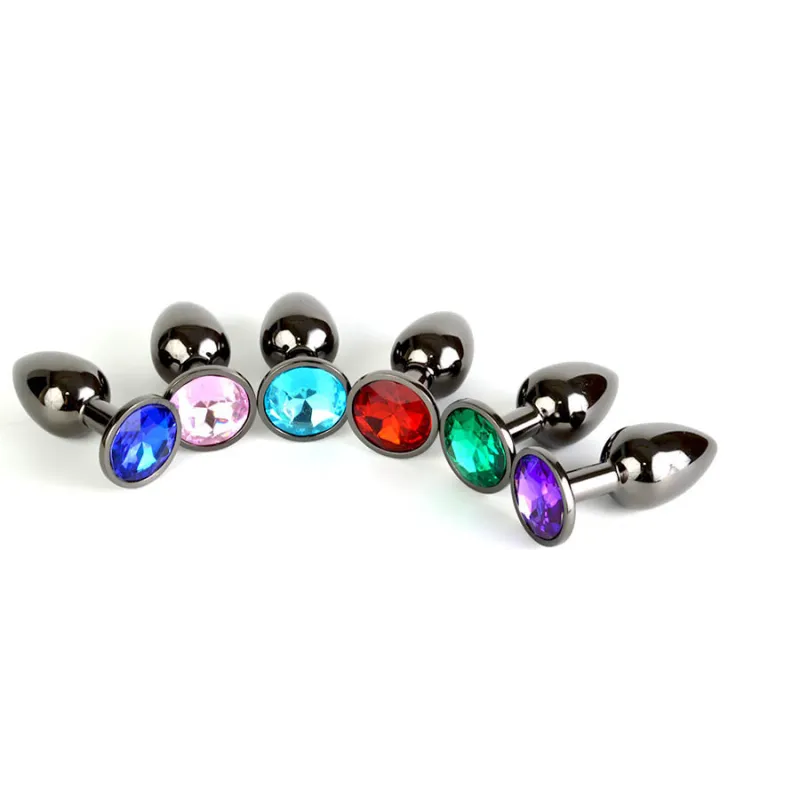 Плуг анальный со стразом,d 2.8 мм