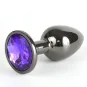Плуг анальный со стразом,d 2.8 мм