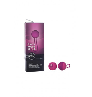 Вагинальный шарик соло STELLA I со сменным грузом розовый